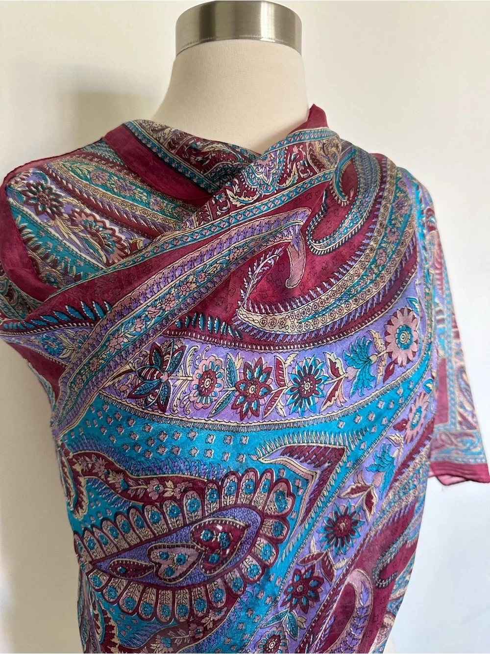 Vintage silk scarf